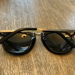 Karen Walker Havest Black Sunglasses with case Karen Walker - Harvest Sunglasses // Authorized Karen Walker  main image 2